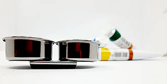 Олійниця подвійна, металева (d:4см), з обідком, D. K. ART & CRAFT