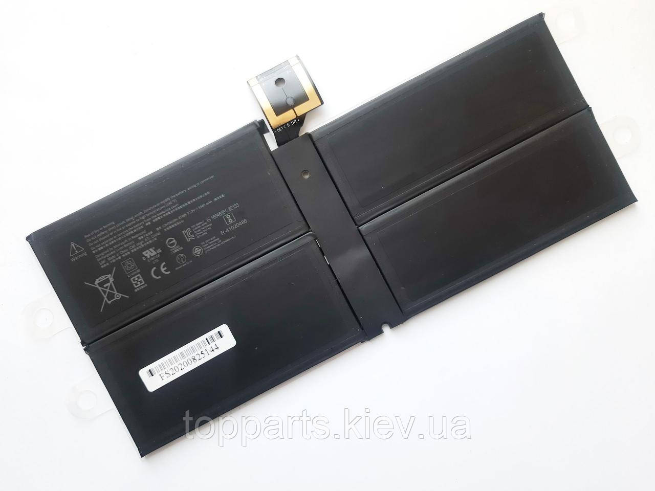 Батарея для планшета Microsoft Surface Pro 5 (Model 1796) G3HTA038H, 5940mAh (45Wh), 4cell, 7.57V, Li-ion,