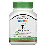 Природный витамин Е - 400, 21st Century Health Care, 110 кап.