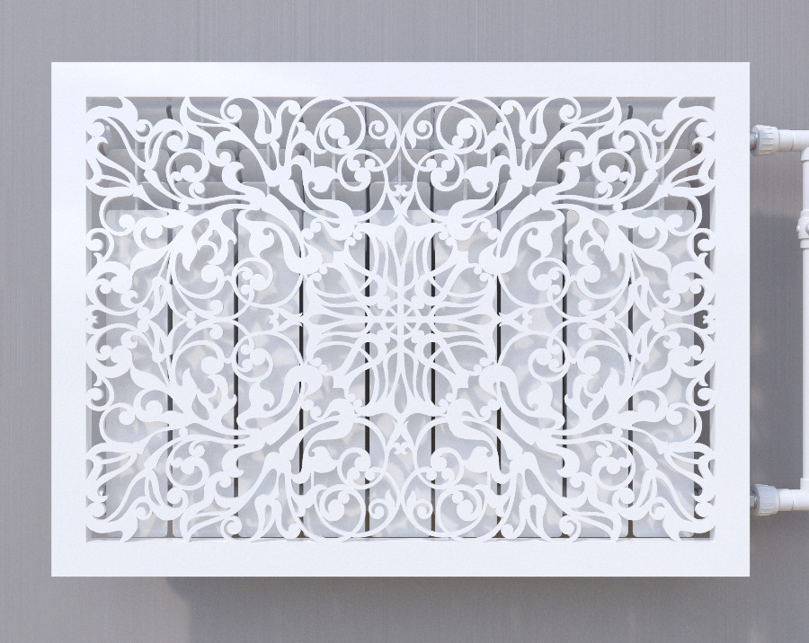 Декоративна решітка на батарею SMARTWOOD  ⁇  Екран для радіатора  ⁇  Накладка на батарею