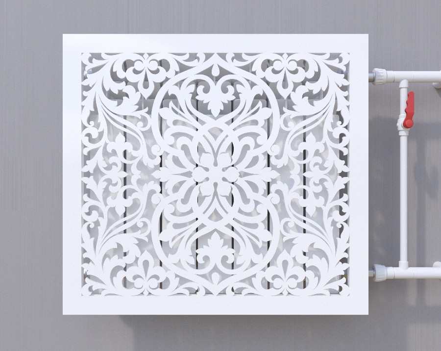 Декоративна решітка на батарею SMARTWOOD <unk> Екран для радіатора <unk> Накладка на батарею