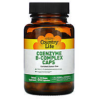 Витамин В (комплекс), Coenzyme B-Complex, Country Life, 60 капсул