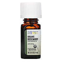 Органическое масло розмарина (Rosemary), Aura Cacia, 7,4 мл