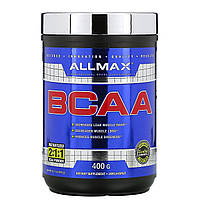 100% Измельчённые Чистые BCAA с соотношением 2:1:1, BCAA, ALLMAX Nutrition, 400 гр.