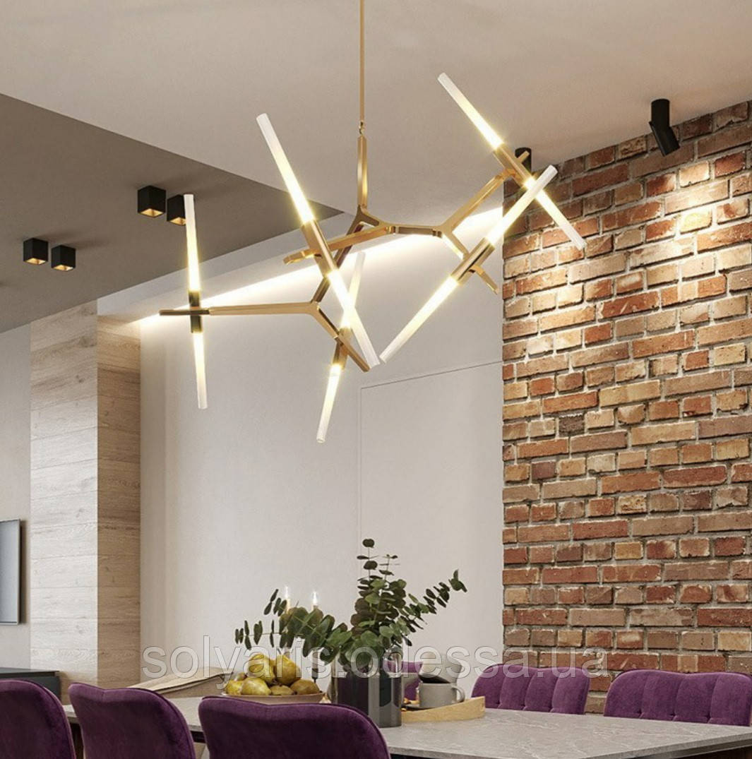 Люстра лофт AGNES GOLD 6035-10