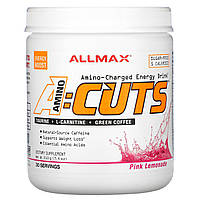 ALLMAX Nutrition, AMINOCUTS (ACUTS), аминокислоты с разветвлённой цепью + таурин + конъюгированная линолевая кислота + сырые зерна кофе, розовый