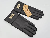 Женские перчатки UGG меховые, черные