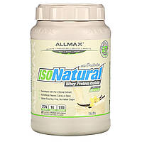 ALLMAX Nutrition, IsoNatural, Whey Protein Isolate, Vanilla, 2 lbs (907 g)
