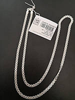 Серебряная цепочка мужская длина 60 см вес 11.36 г.