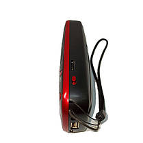 Радіоприймач, портативна колонка ТО-205 (MicroSD/USB/FM/LCD), фото 6