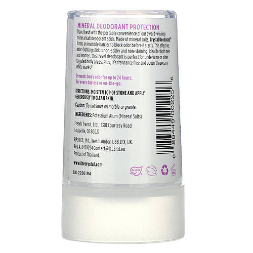 Crystal Body Deodorant, Дорожный стик, Дезодорант, 1.5 oz 40 г, цена ...