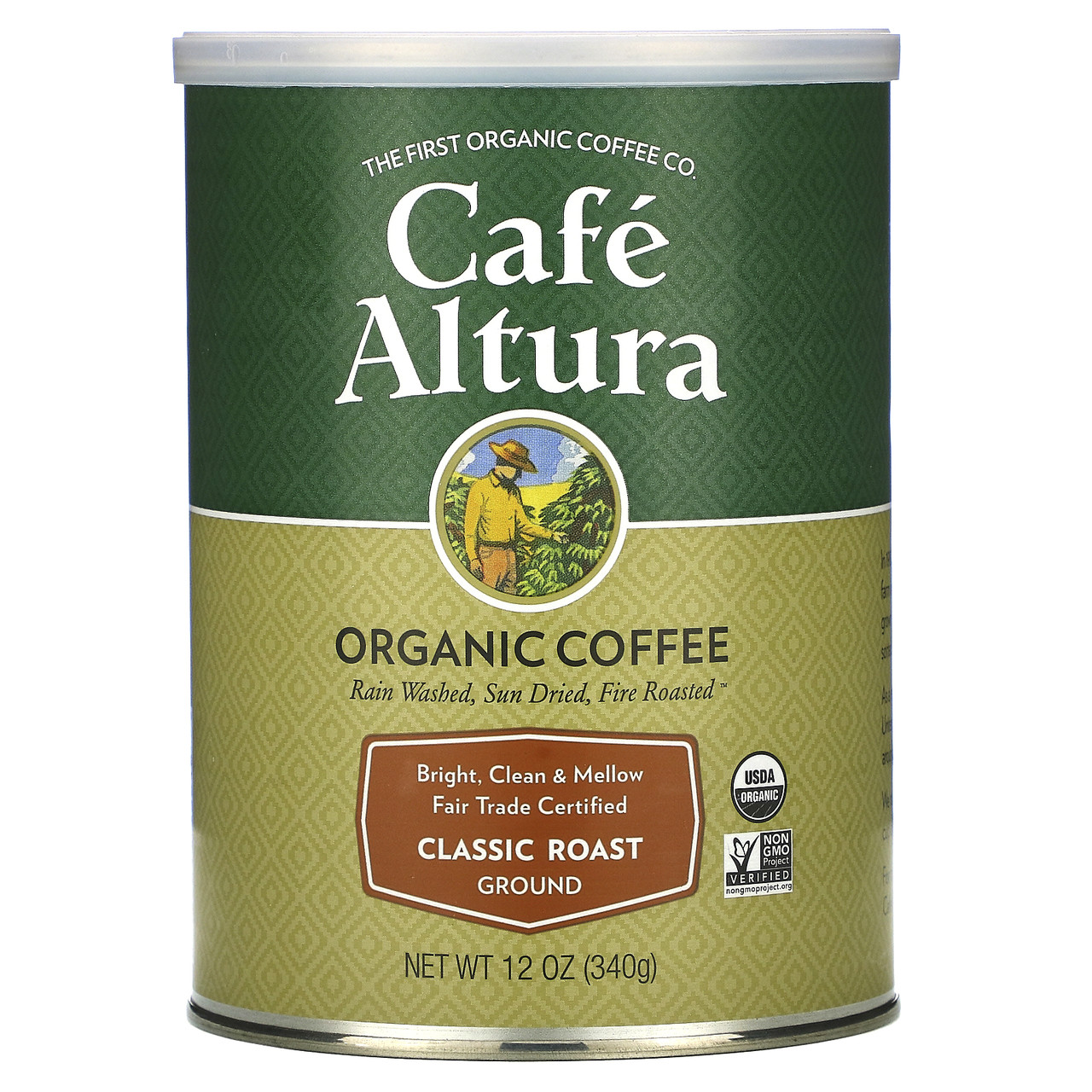 Cafe Altura, Органічний кави, справедлива торгівля, класична обсмажування, 12 унцій (339 р)