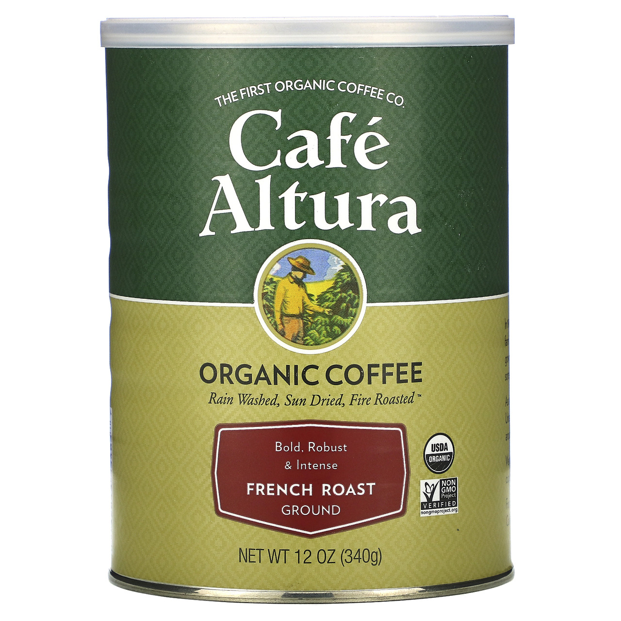 Cafe Altura, Органічний кави, французька смаження, 12 унцій (339 р)