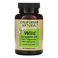 Масло дикого орегано (Wild Oregano Oil), California Natural, 90 капсул