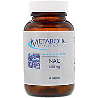NAC, Metabolic Maintenance, 600 мг, 60 капсул
