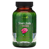 Вітаміни для жінок, Steel-Libido, Irwin Naturals, 75 кап.