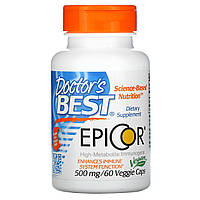 Эпикор, Doctors Best, Epicor, 500 мг, 60 капсул