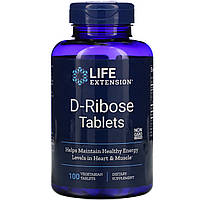 Д-рибоза, D-Ribose, Life Extension, 100 таблеток