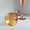 Набір 6 шт келихів для шампанського Bohemia Angela optic 40600/1 190 мл амбер, фото 3