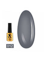 Гель-лак F.O.X Spectrum Gel Vinyl 012 темно-сірий 7 мл