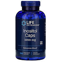 Инозитол, Inositol Caps, Life Extension, 1000 мг, 360 капсул