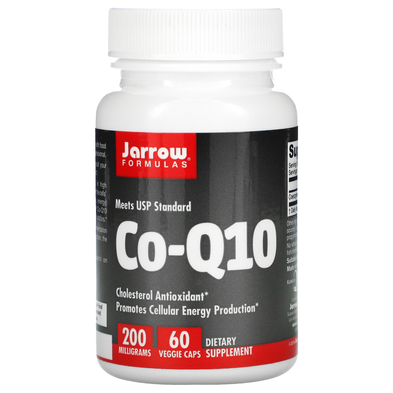 Коензим Q10, Jarrow Formulas, 200 мг, 60 капсул