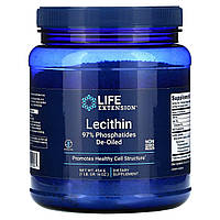 Лецитин, Lecithin, Life Extension, 454 г