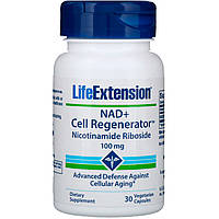 Нікотинамід рибозид NAD+ регенератор клітин, Life Extension, 100 мг, 30 капсул