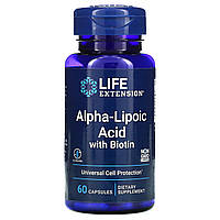 Альфа-липоевая кислота, Life Extension, 250 мг, 60 кап.