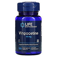 Life Extension, Вінпоцетин, 10 мг, 100 таблеток