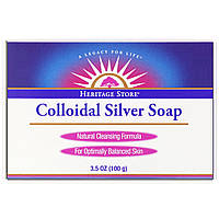 Heritage Products, Мыло Colloidal Silver Soap, 100 г