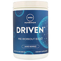 Предтренировочная формула, ( Driven, Pre-Workout Boost), смесь ягод, MRM, 350г