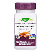 Ашваганда, Ashwagandha, Nature's Way, 60 капсул