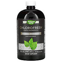 Жидкий хлорофилл Nature's Way 473,2 мл. пищевая добавка chlorophyll liquid бады для ЖКТ и печени