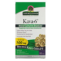 Nature's Answer, Kava 6, 90 V-Caps
