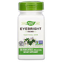 Очанка, Eyebright Herb, Nature's Way, 430 мг, 100 капсул