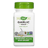 Часник, Garlic Bulb, nature's Way, 580 мг, 100 капсул