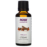 Эфирное масло гвоздики (Clove), Now Foods, 30 мл