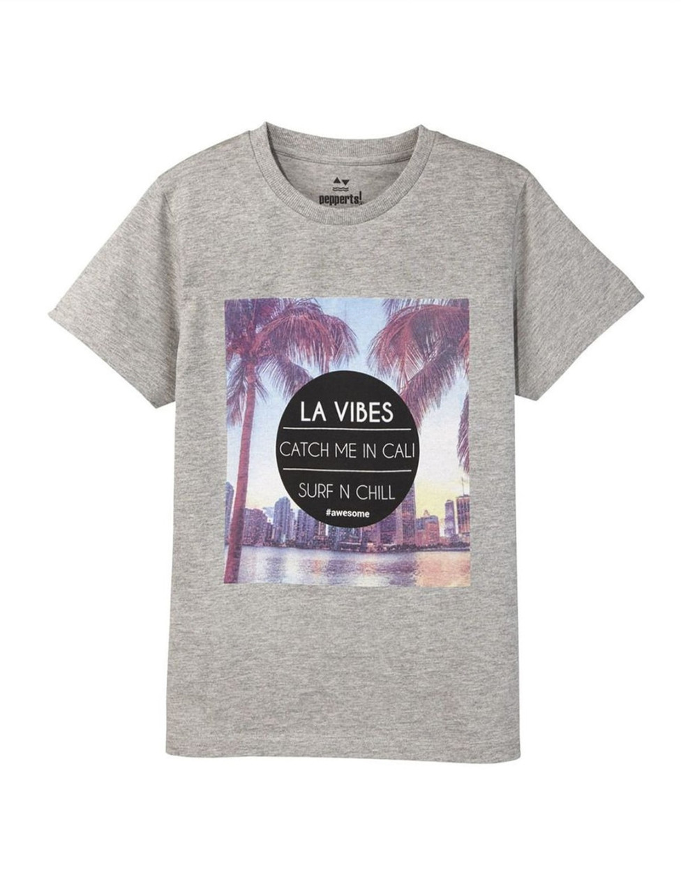 Футболка сіра La Vibes Pepperts (Німеччина) р.170/176cм (14+літ), фото 1