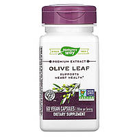Экстракт листьев оливы, Olive Leaf, Nature's Way, 60 капсул