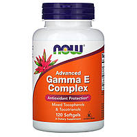 Вітамін Е, Gamma E Complex, Now Foods, 120 капсул