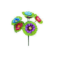 Искусственные цветы Букет Лилии, 6 голов, 320 мм