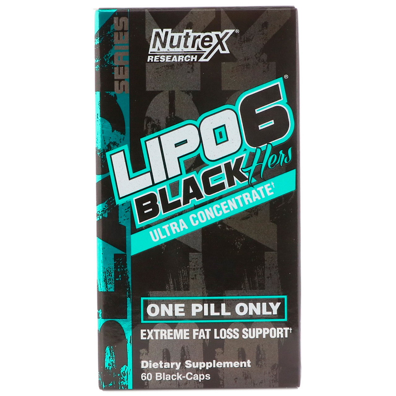 Жіросжігателя липо 6, Lipo 6 Black Hers, Nutrex Research Labs, 60 капсул