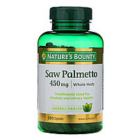 Со Пальметто, Nature's Bounty, 450 мг, 250 капсул