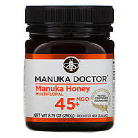 Манука мед , 15+, Manuka Honey, Manuka Doctor, (250 г)