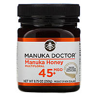 Мед Манука , 15+, Manuka Honey, Manuka Doctor, (250 г)