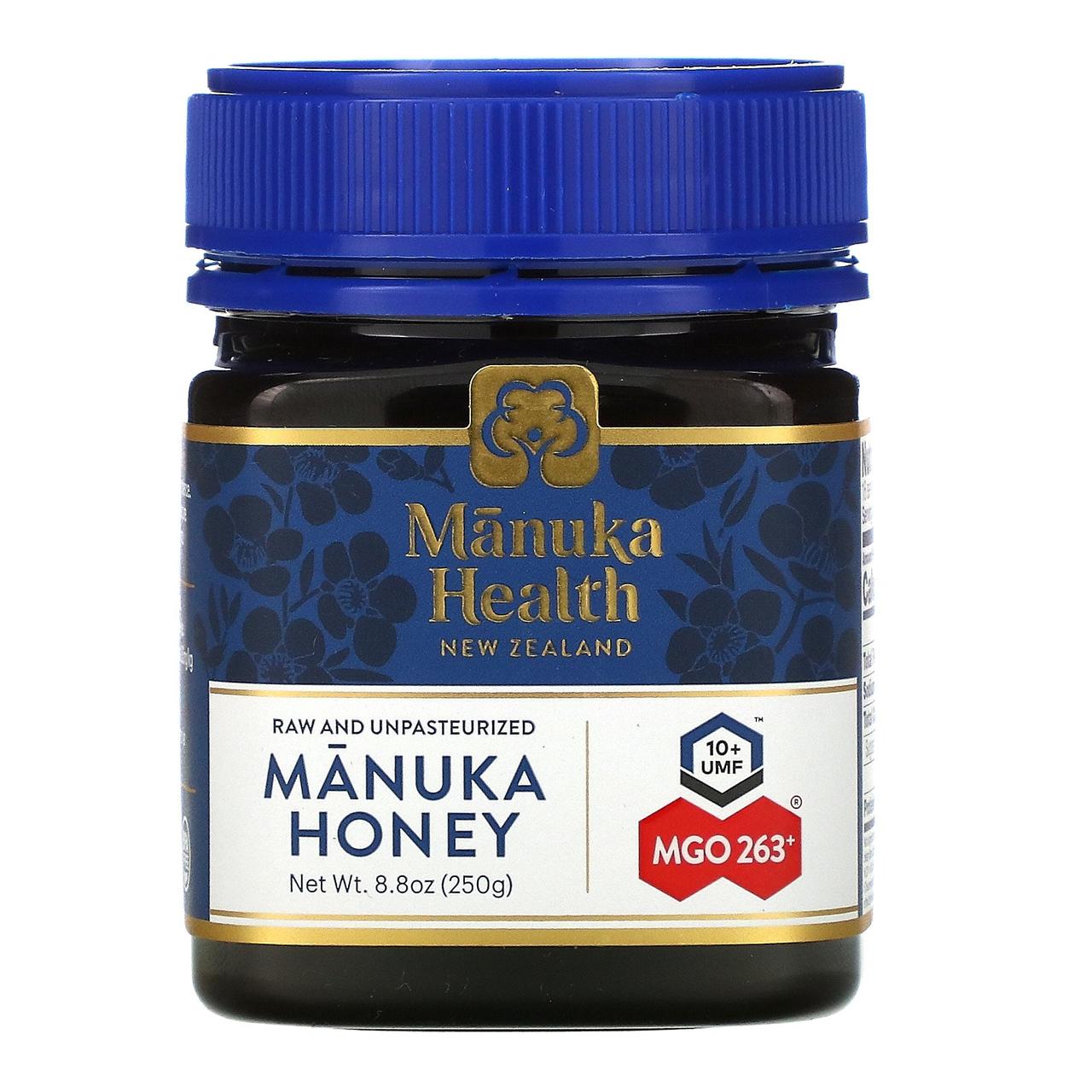 Мед Манука, Manuka Honey, Manuka Health, MGO 250+, (250 г)