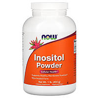 Инозитол, Inositol Powder, Now Foods, порошок, 454 г.