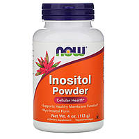 Инозитол, Inositol Powder, Now Foods, порошок, 113 г.