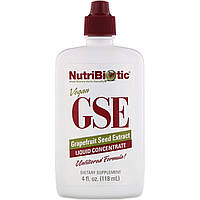 Экстракт грейпфрутовой косточки, GSE Grapefruit Seed Extract, NutriBiotic, 118 мл